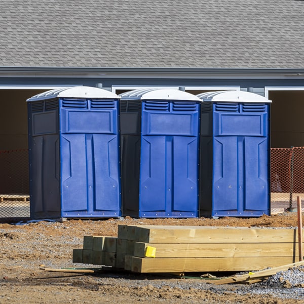 what is the cost difference between standard and deluxe porta potty rentals in Junction Utah